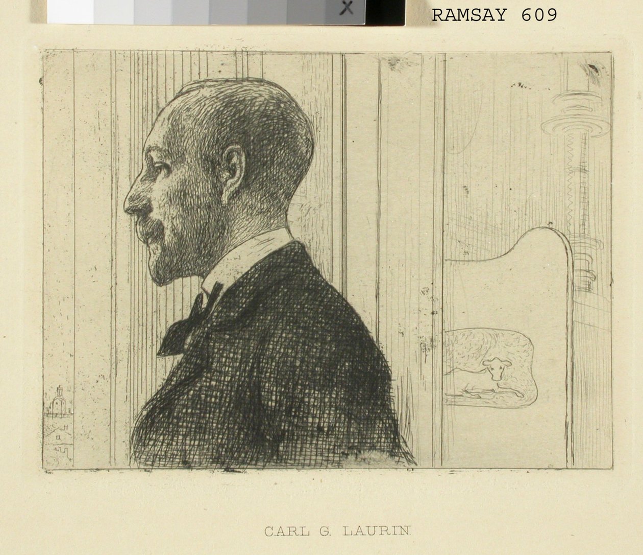 Zonder titel door Carl Larsson