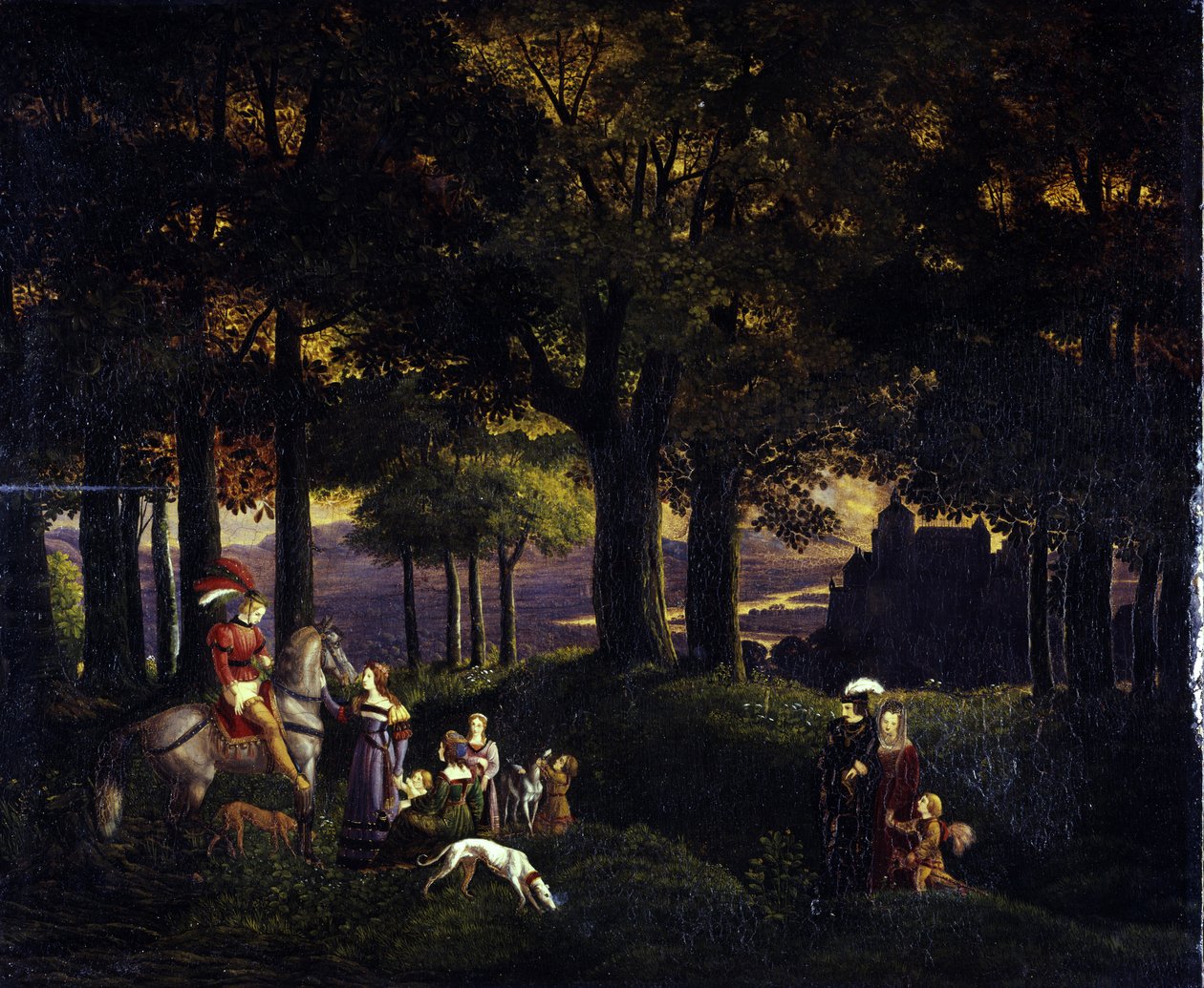 De verdwaalde ridder door Carl Philipp Fohr