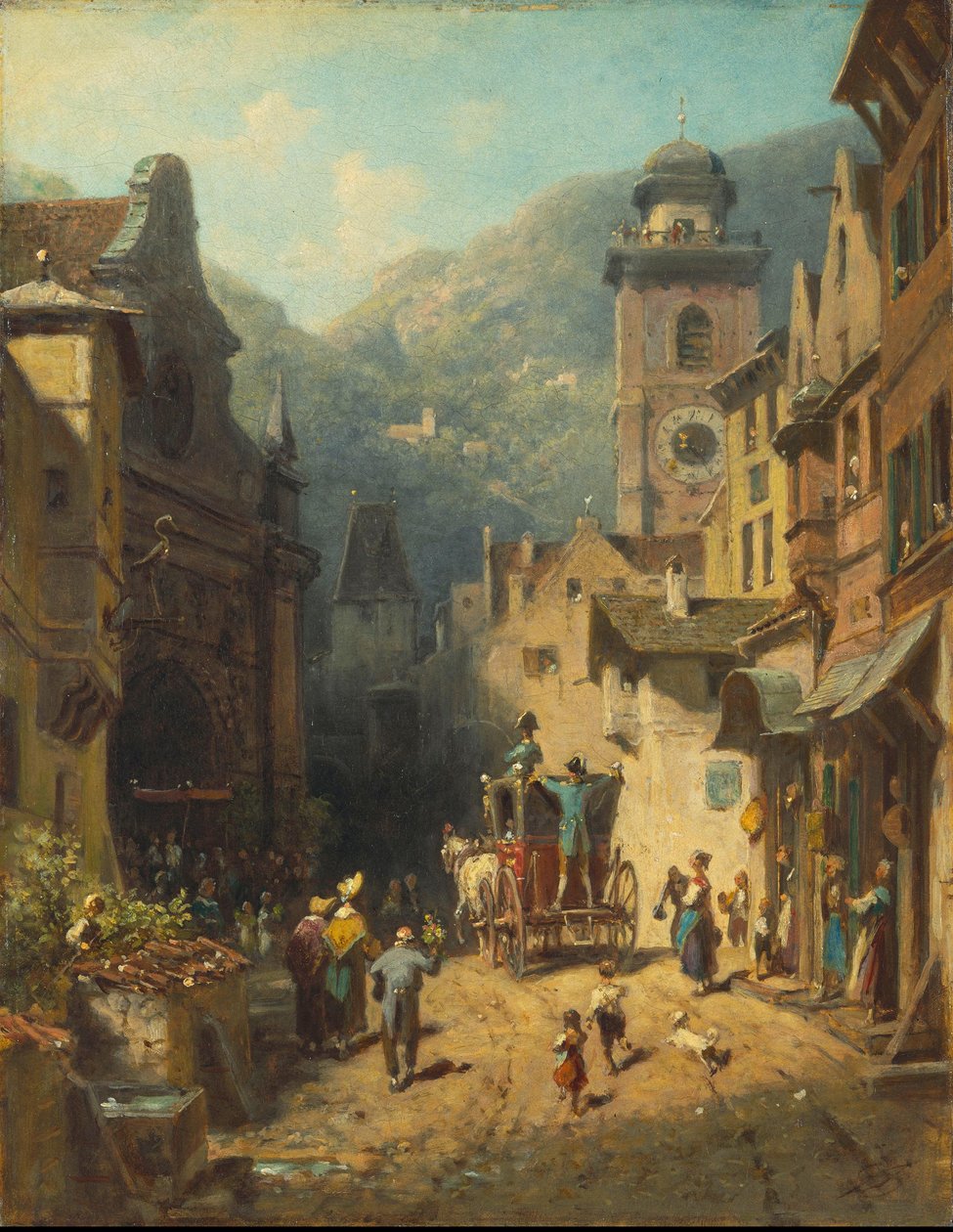 Het bezoek van de minister-president door Carl Spitzweg