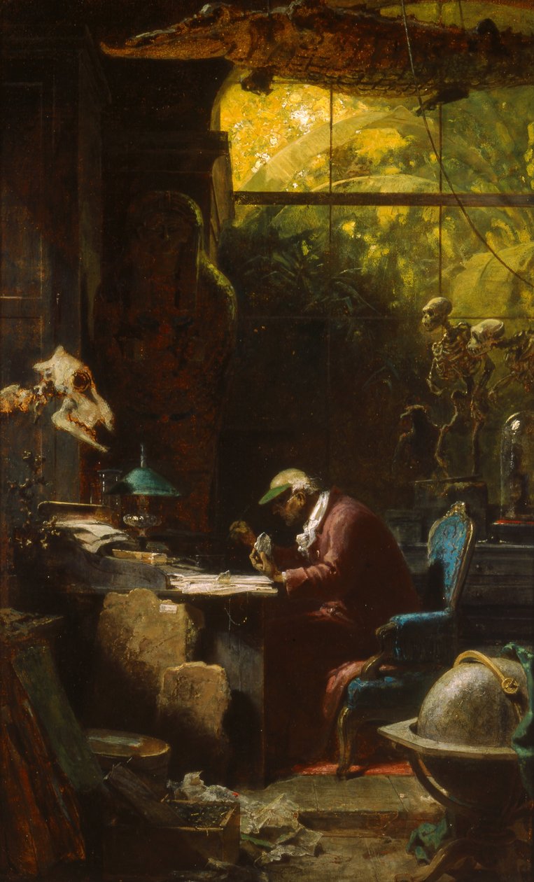 Natuurwetenschapper door Carl Spitzweg