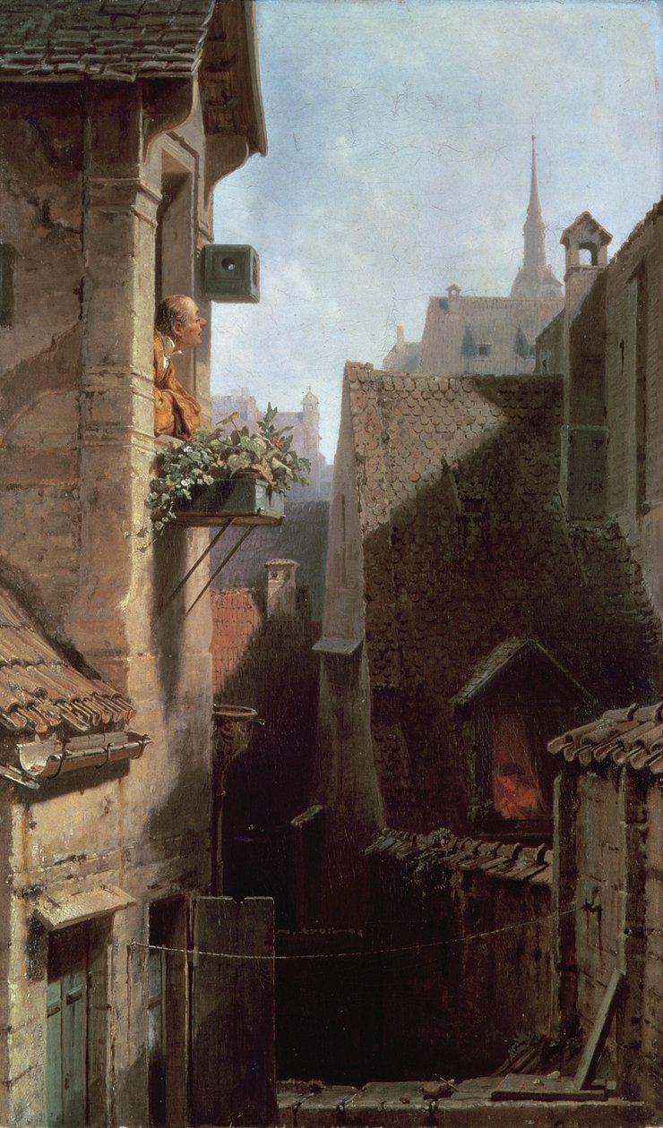 De hypochonder door Carl Spitzweg