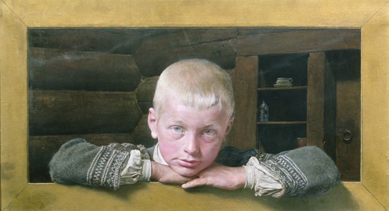 Setesdal Jongen door Carl Sundt Hansen