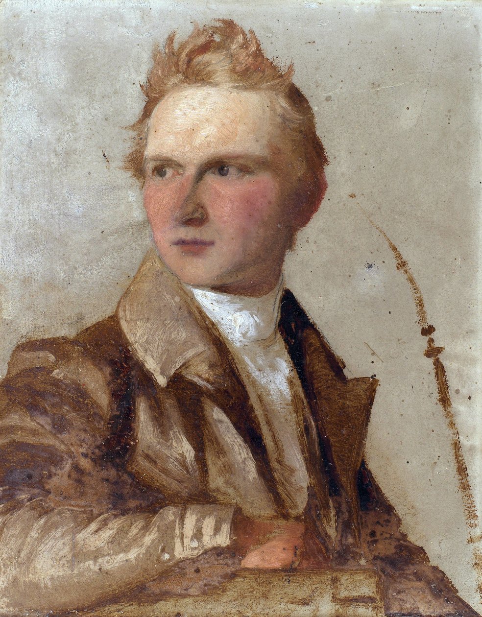 Portret van Wilhelm von Kuegelgen (1802-1867) door Carl Timoleon von Neff