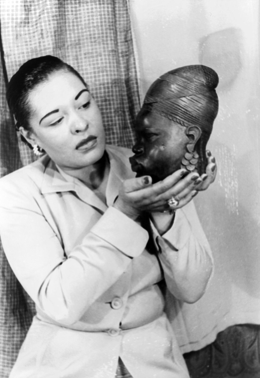 Billie Holiday (1915-1959) Amerikaanse jazz-zangeres 23 maart door Carl Van Vechten
