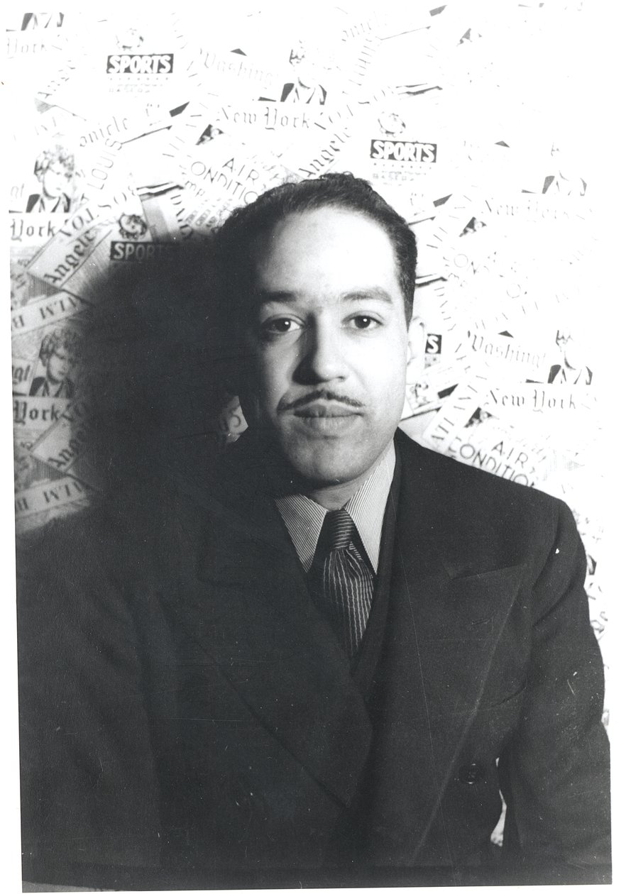 Langston Hughes (1902-67) 29 februari 1936 (gelatinezilverdruk) door Carl Van Vechten
