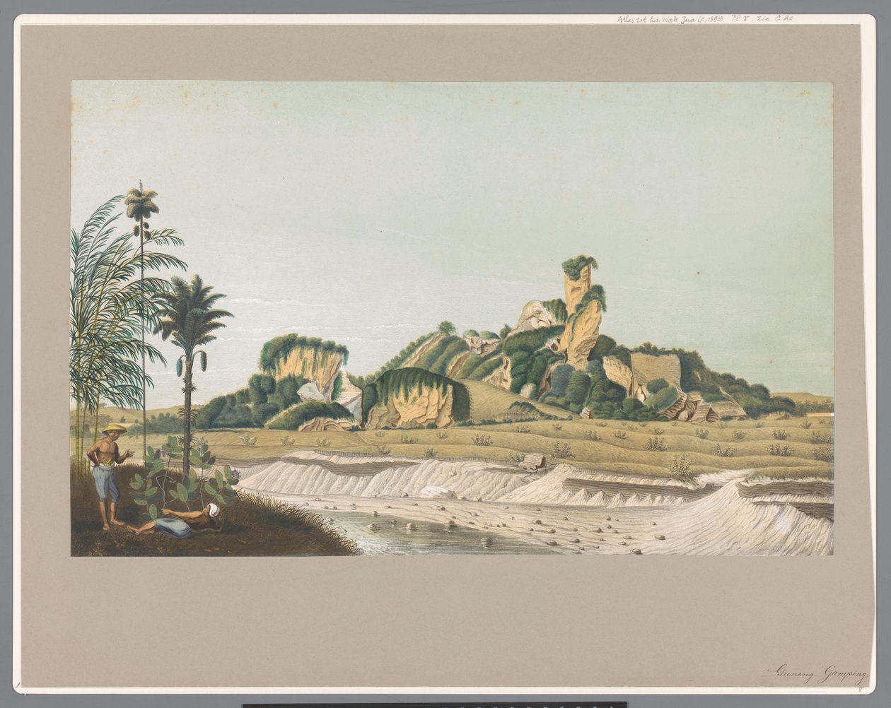Gunung Gamping op Java door Carl Wilhelm Mieling (possibly)