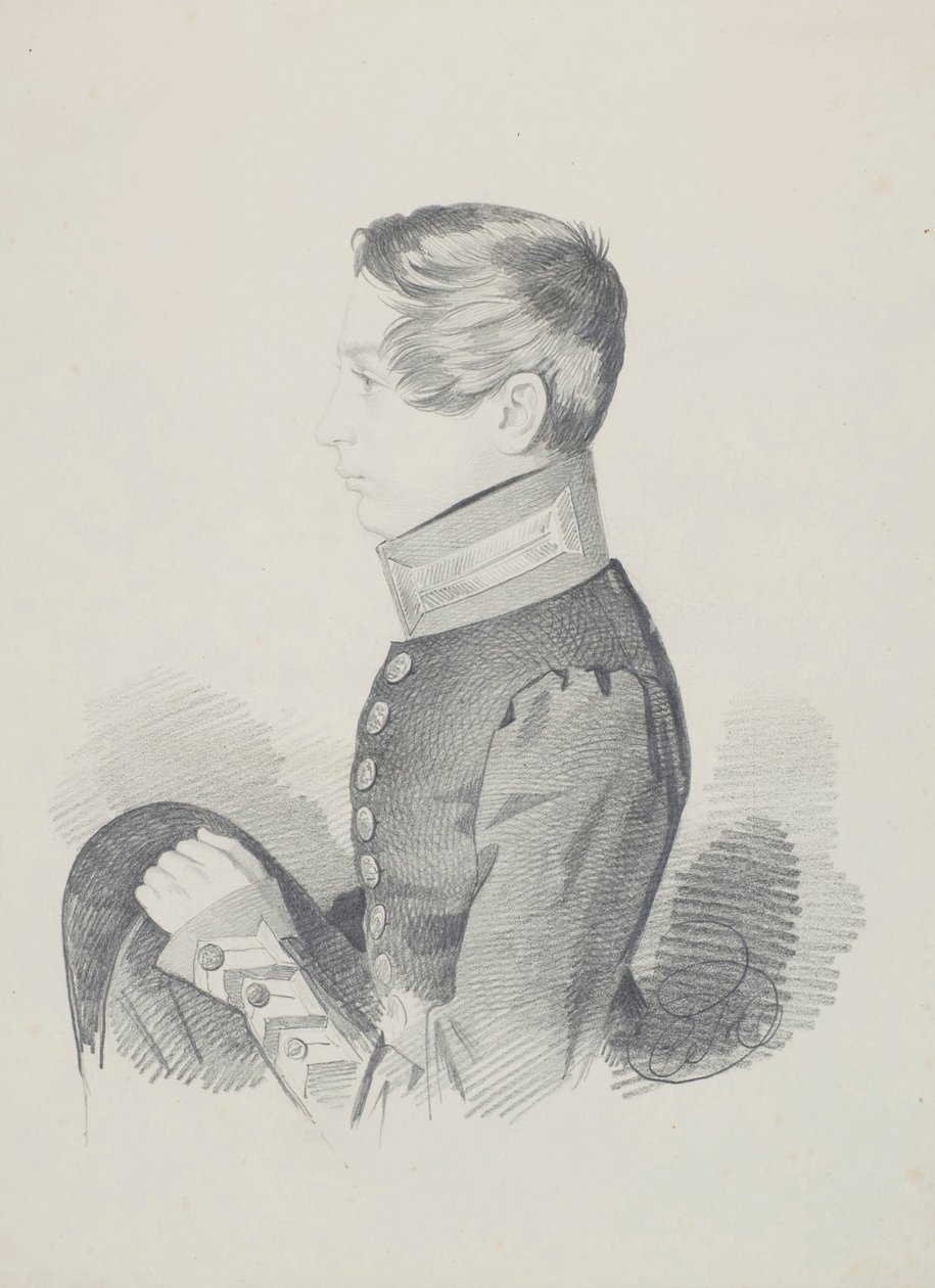 Portret van graaf N.M. Golitsyn, 1830s door Carl von Hampeln