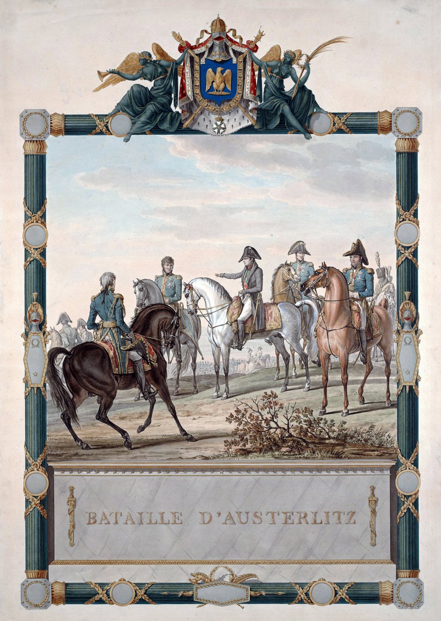 De Slag bij Austerlitz op 2 december door Carle Vernet