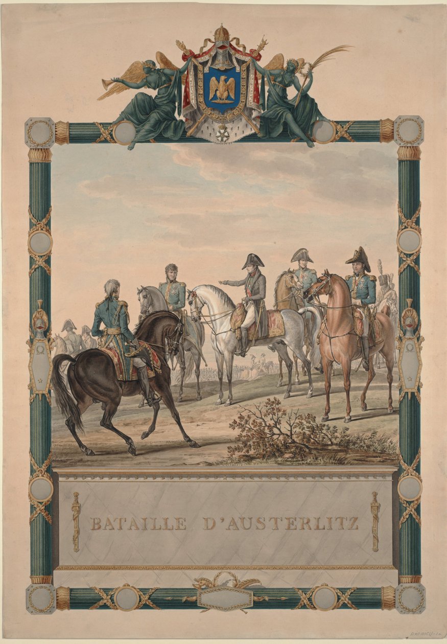 De Slag bij Austerlitz op 2 december 1805, 1805 door Carle Vernet