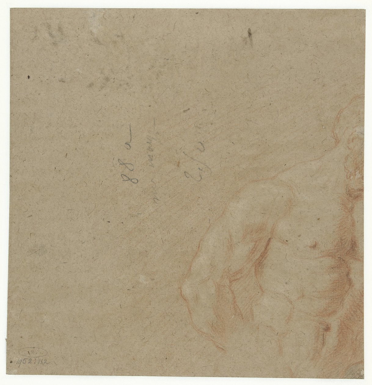 Afgesneden figuur van Hercules (Farnese) door Carle van Loo