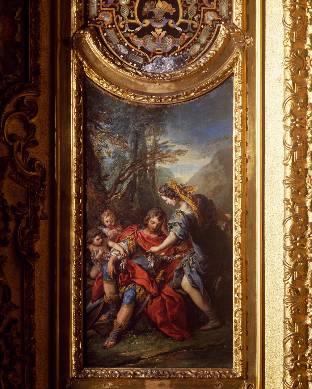 Armida ketent Rinaldo, door Carle Van Loo, Koninklijk Paleis, Turijn, Italië door Carle van Loo