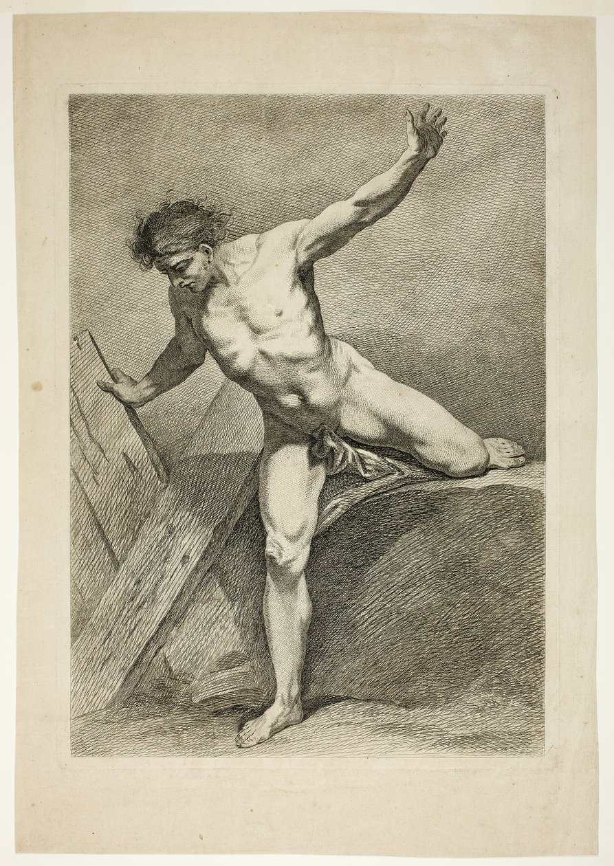 Figuur, uit Six Figures Académiques door Carle van Loo