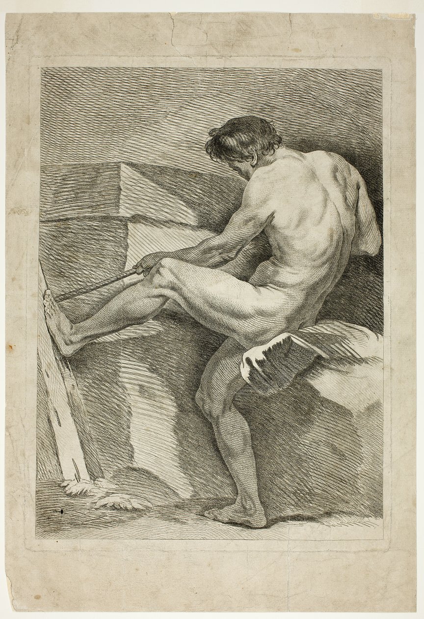 Figuur, uit Six Figures Académiques door Carle van Loo
