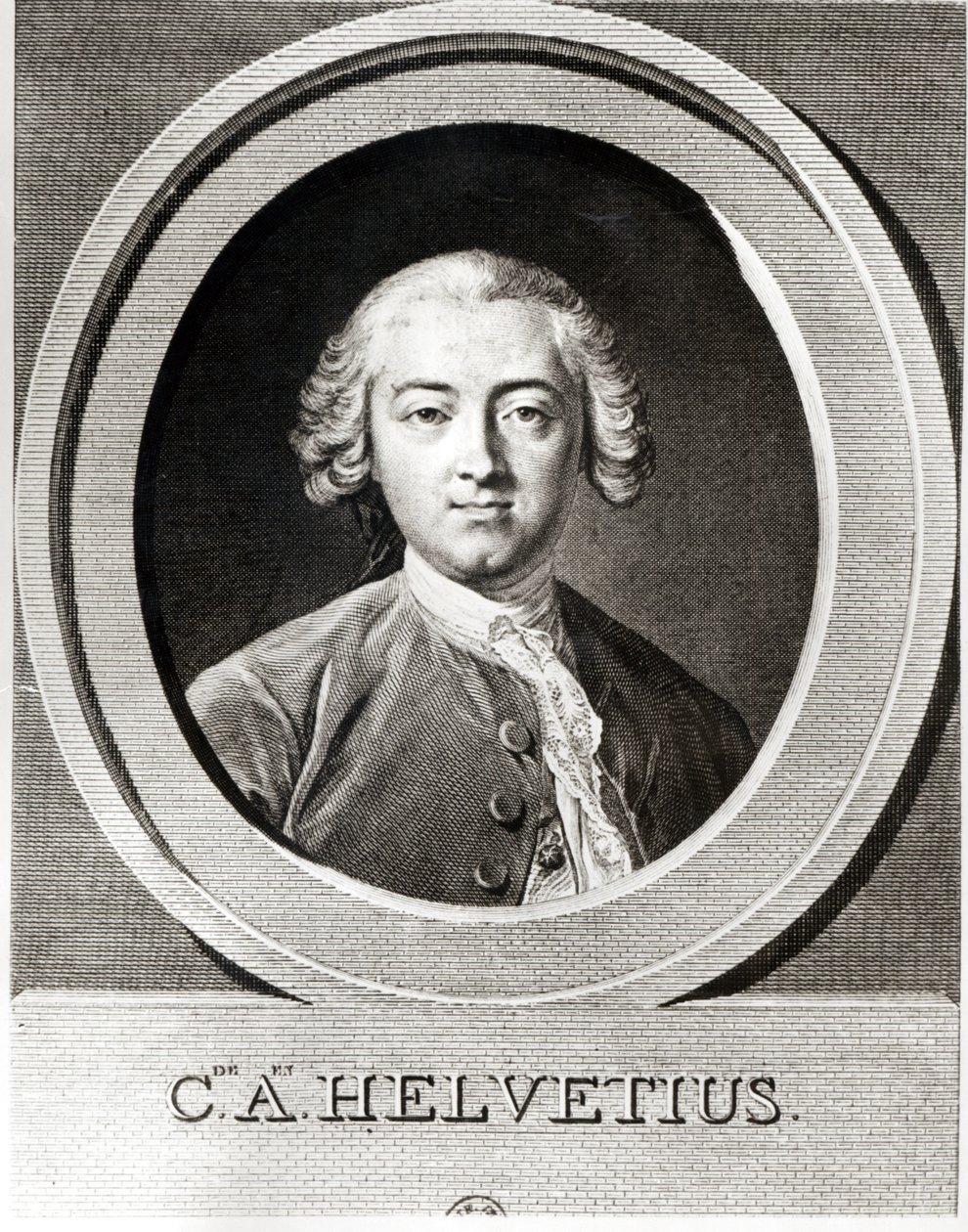 Portret van Claude Adrien Helvetius (1715-1771) Franse filosoof door Carle van Loo