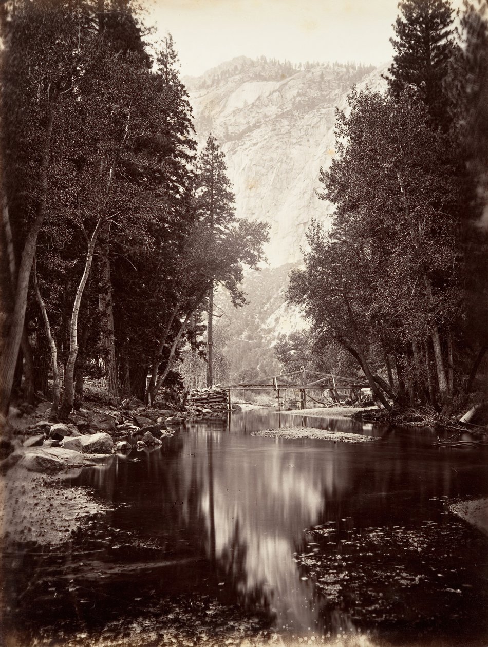 Eagle Point, 4.000 voet, Yosemite, ca. 1872, gedrukt ca. 1876 door Carleton E. Watkins.