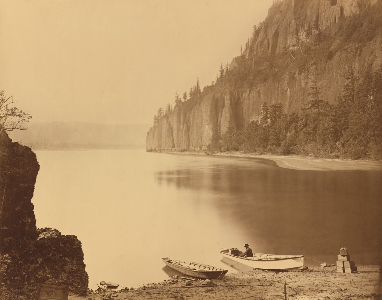 Kaap Hoorn, Columbia River door Carleton Emmons Watkins