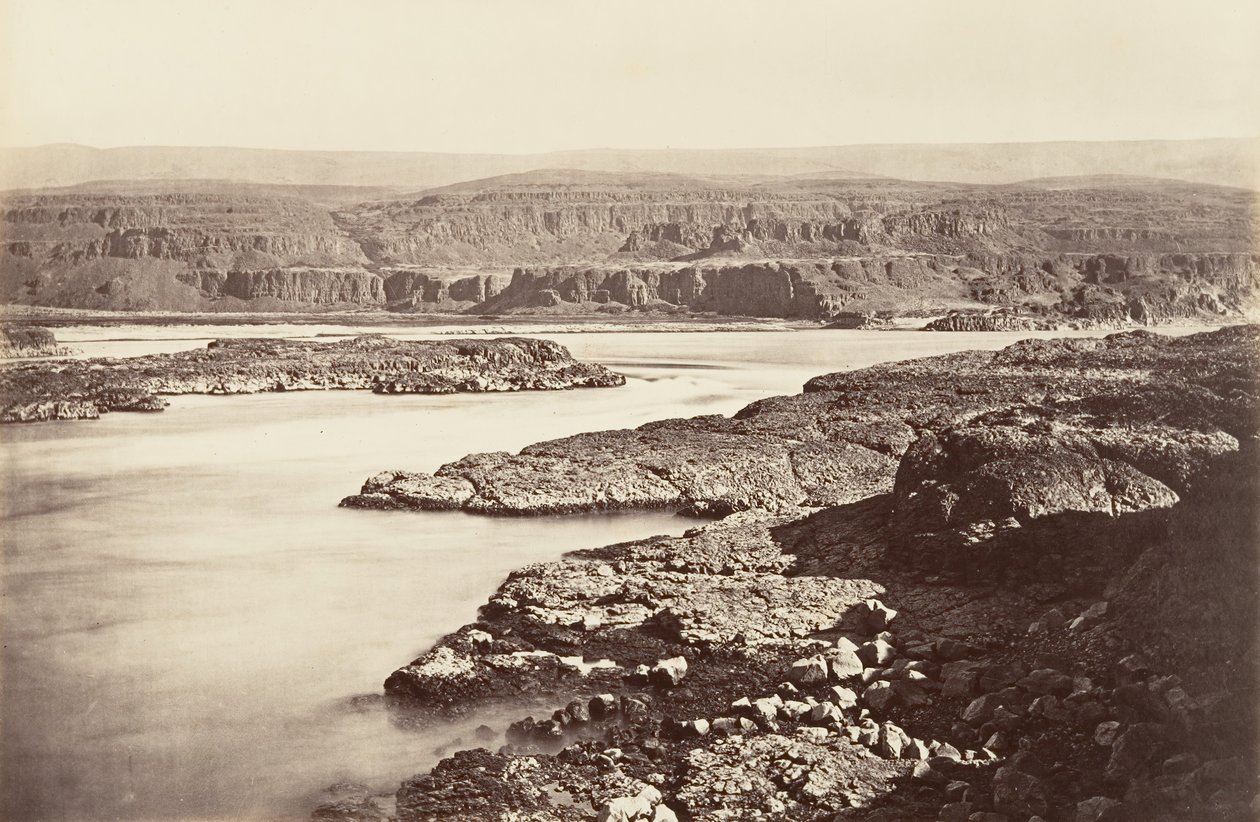 Passage van de Dalles, Oregon door Carleton Emmons Watkins