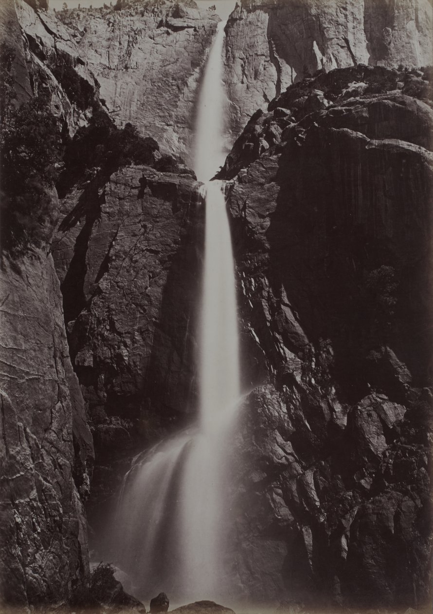 Yosemite Watervallen, Uitzicht vanaf de Onderkant, c.1878 door Carleton Emmons Watkins