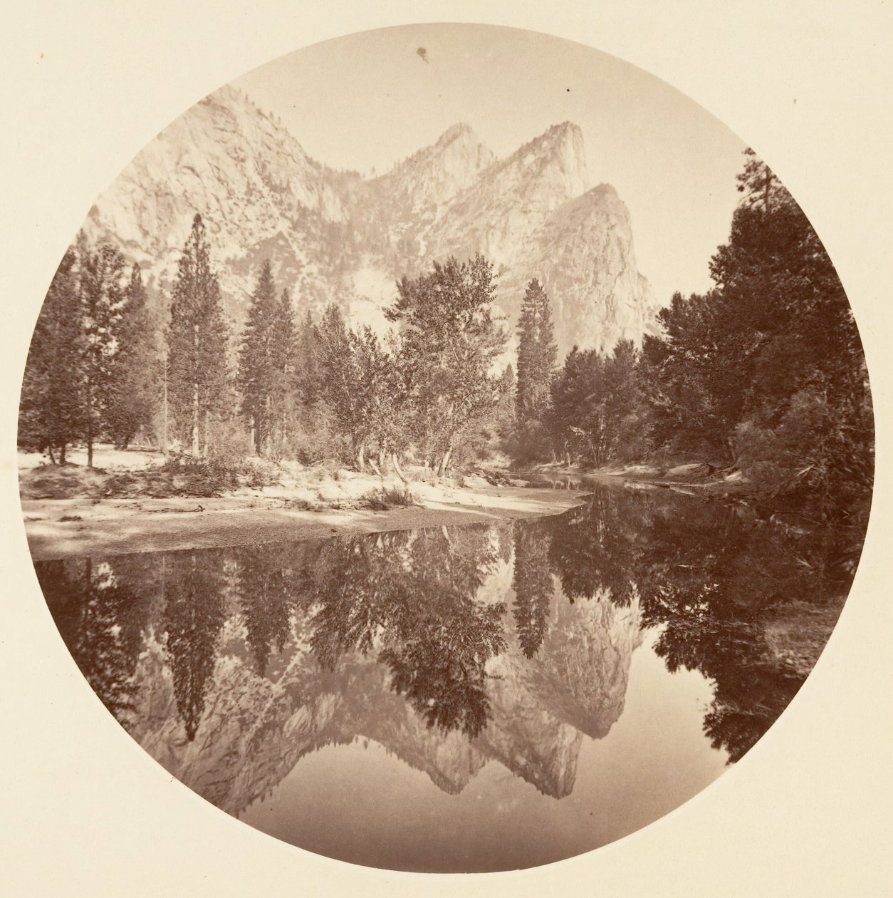 Yosemite National Park, Californië, ca. 1878 door Carleton Emmons Watkins