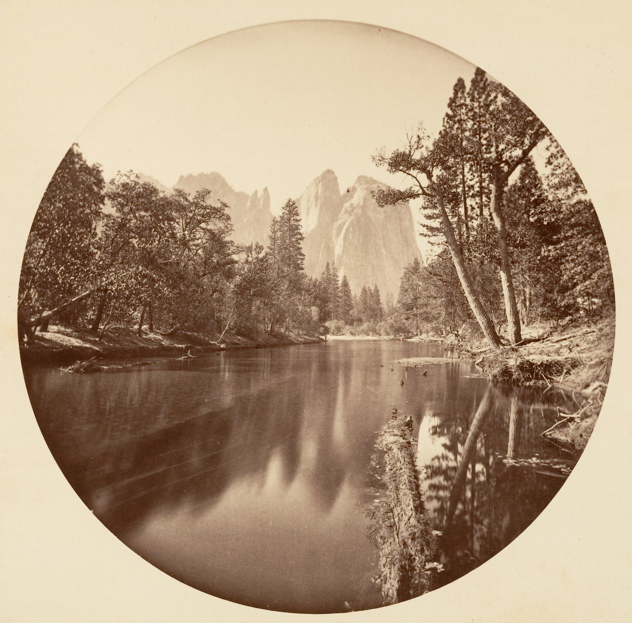 [Yosemite National Park, Californië], ca. 1878 door Carleton Emmons Watkins