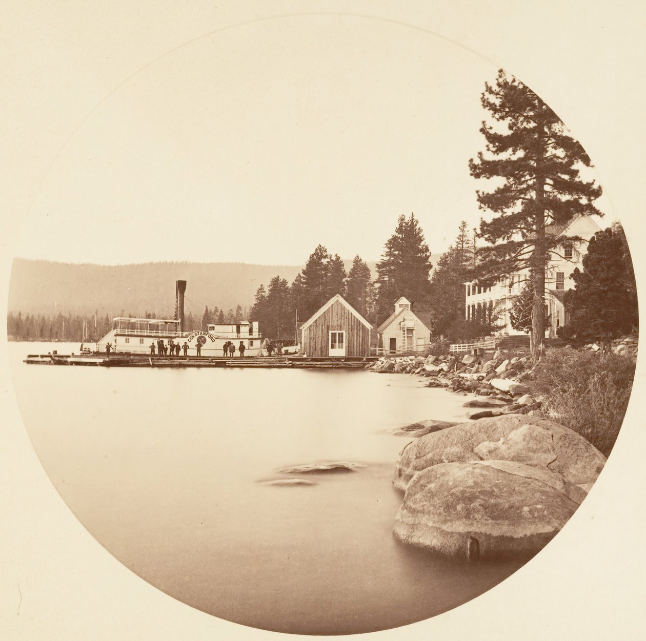Yosemite National Park, Californië, ca. 1878 door Carleton Emmons Watkins