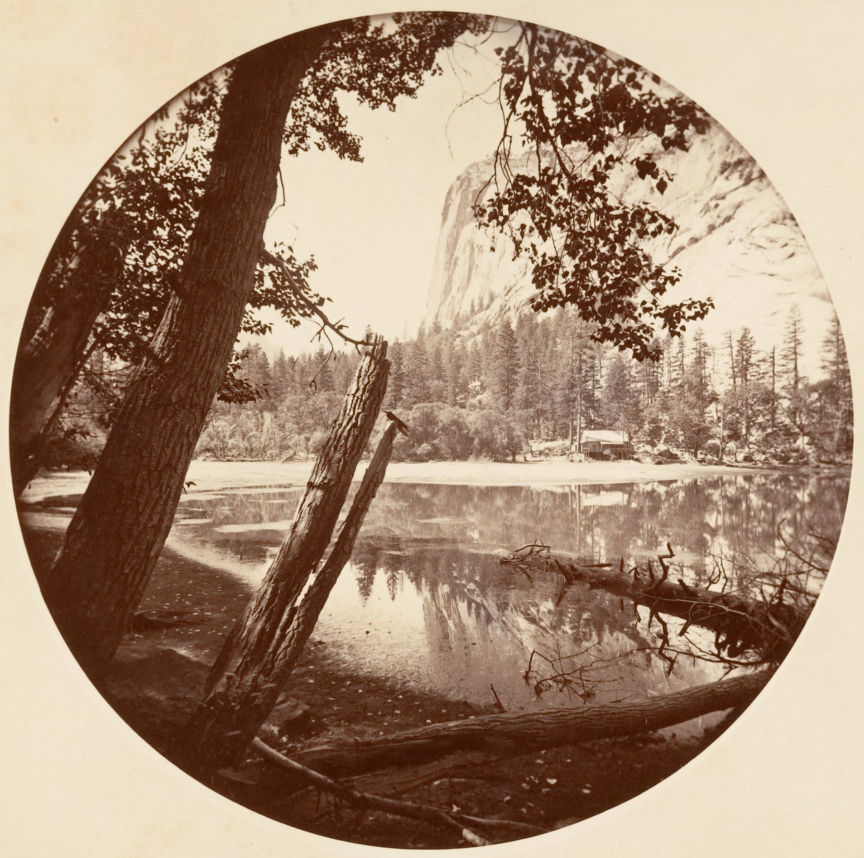Yosemite National Park, Californië door Carleton Emmons Watkins