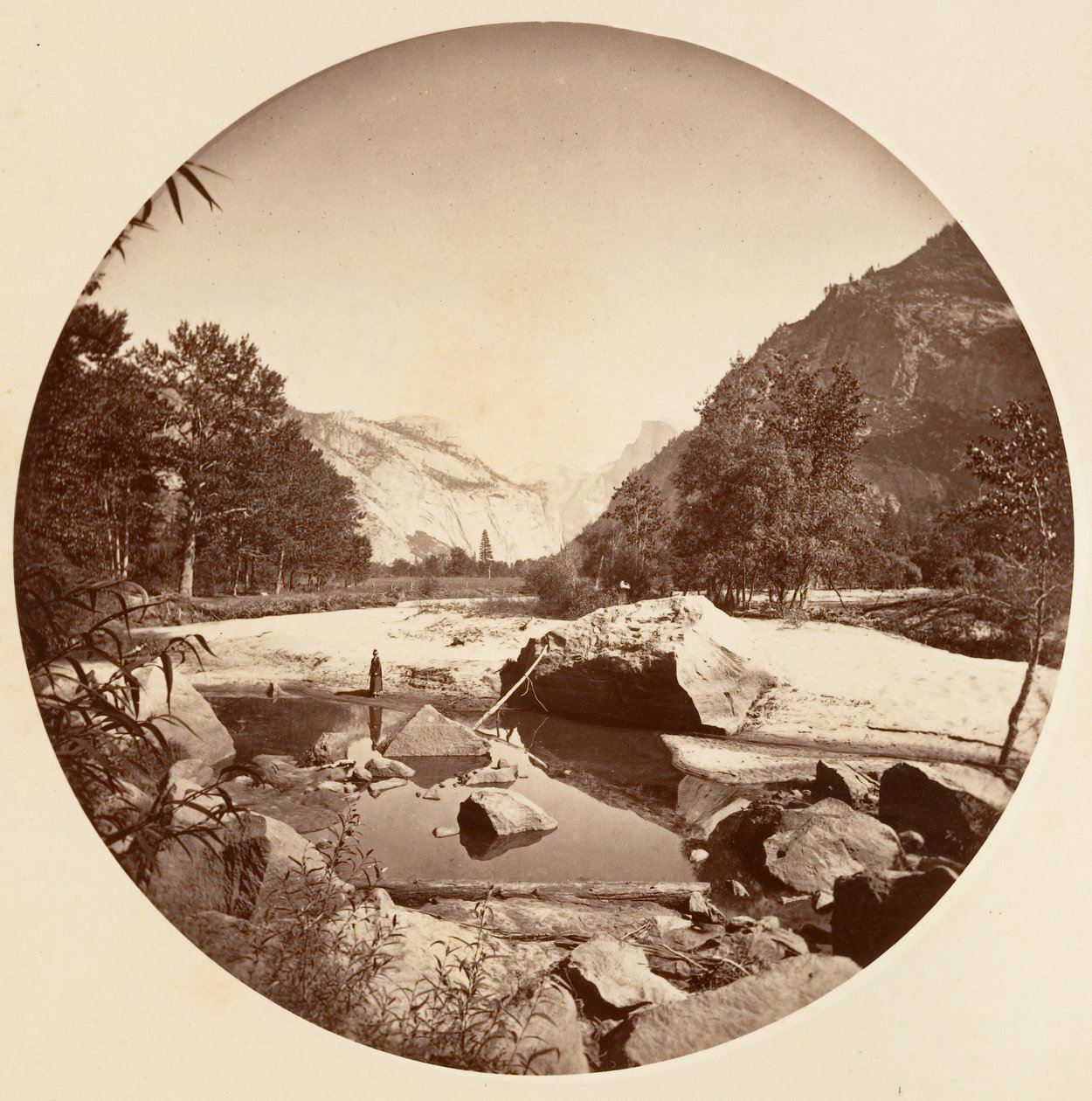 Yosemite National Park, Californië, ca. 1878 door Carleton Emmons Watkins