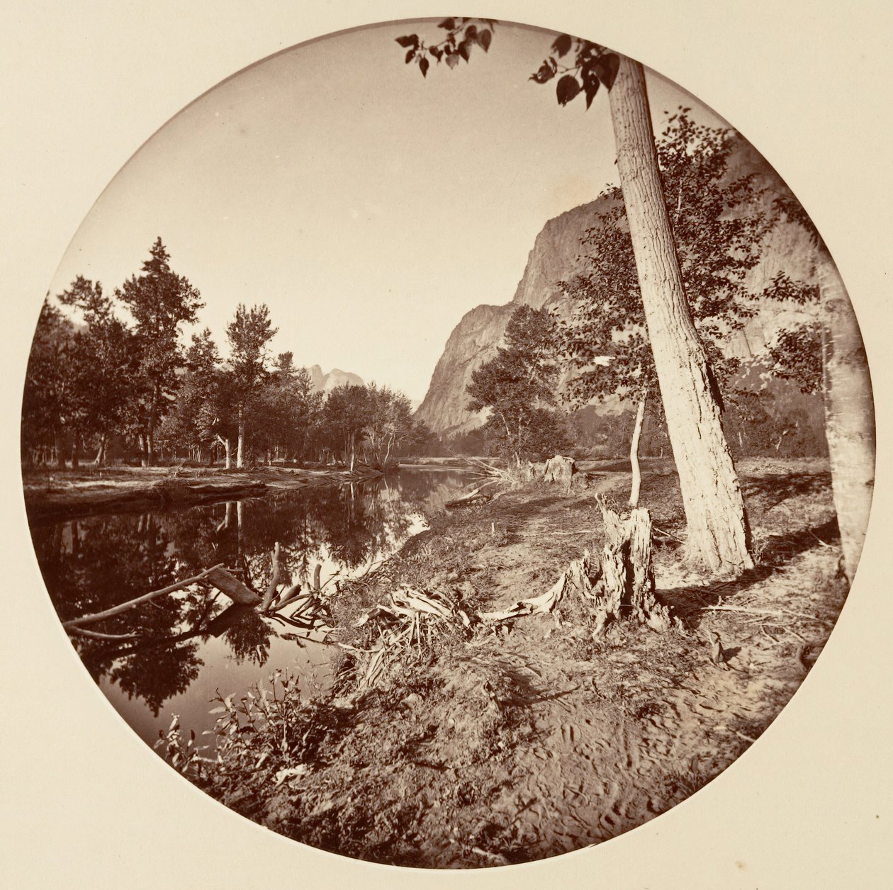 [Yosemite National Park, Californië], ca. 1878 door Carleton Emmons Watkins