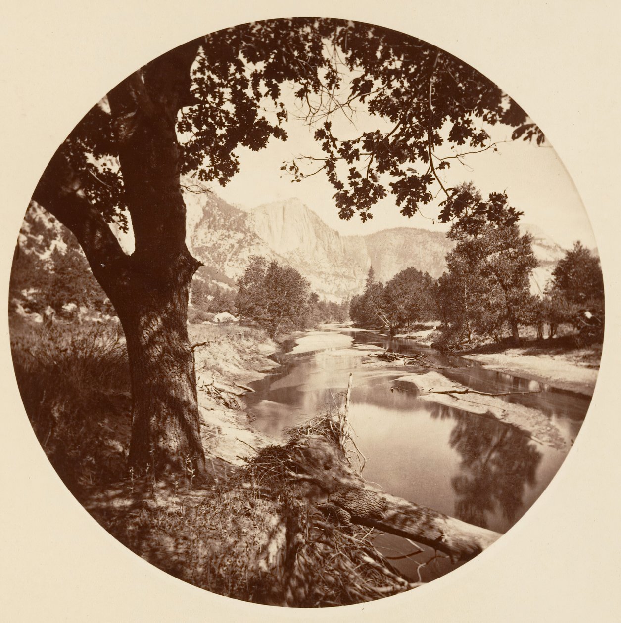 Yosemite National Park, Californië door Carleton Emmons Watkins