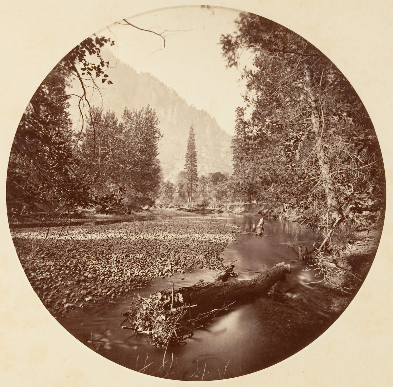 Yosemite National Park, Californië door Carleton Emmons Watkins