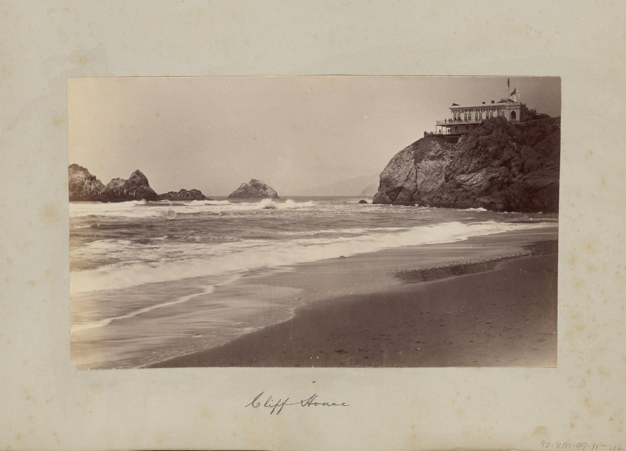 Huis op de klif door Carleton Watkins