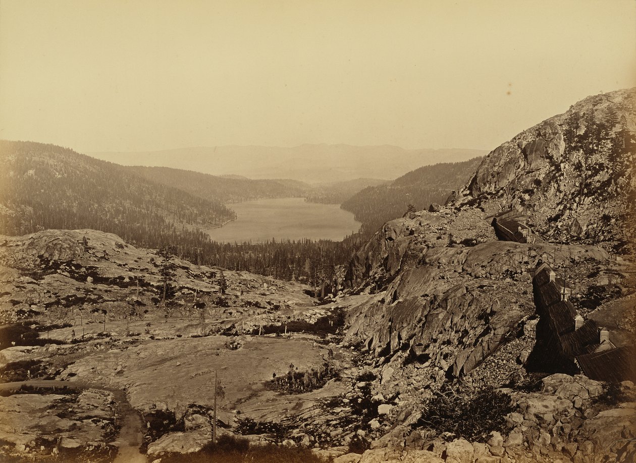 Donner Lake, C. P. R. R. door Carleton Watkins