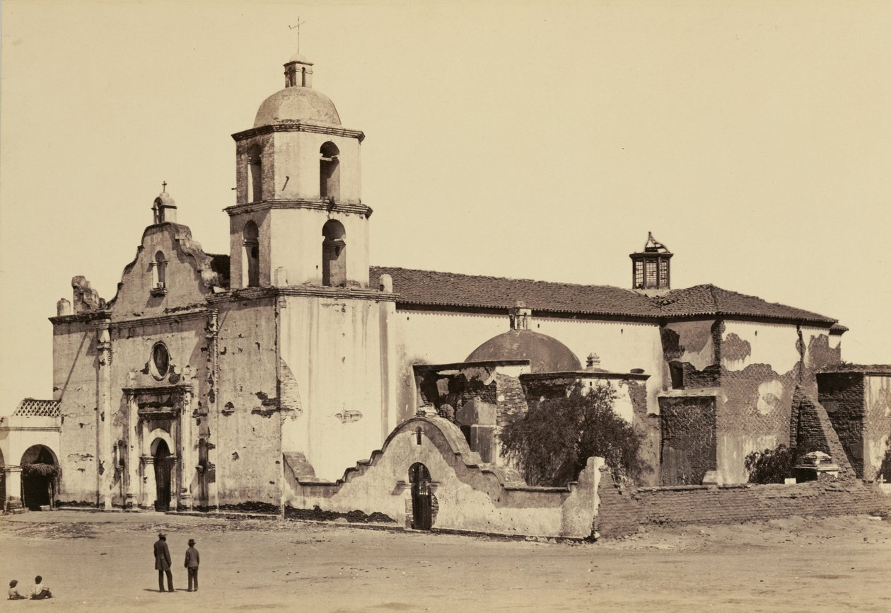 [Mission, San Luis Rey de Francia] door Carleton Watkins