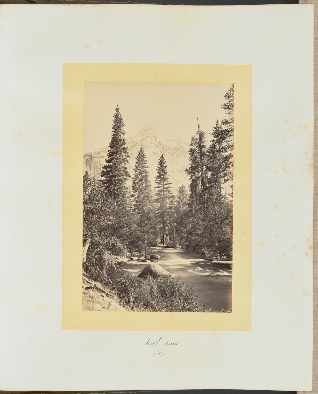 North Dome, 3730 voet door Carleton Watkins