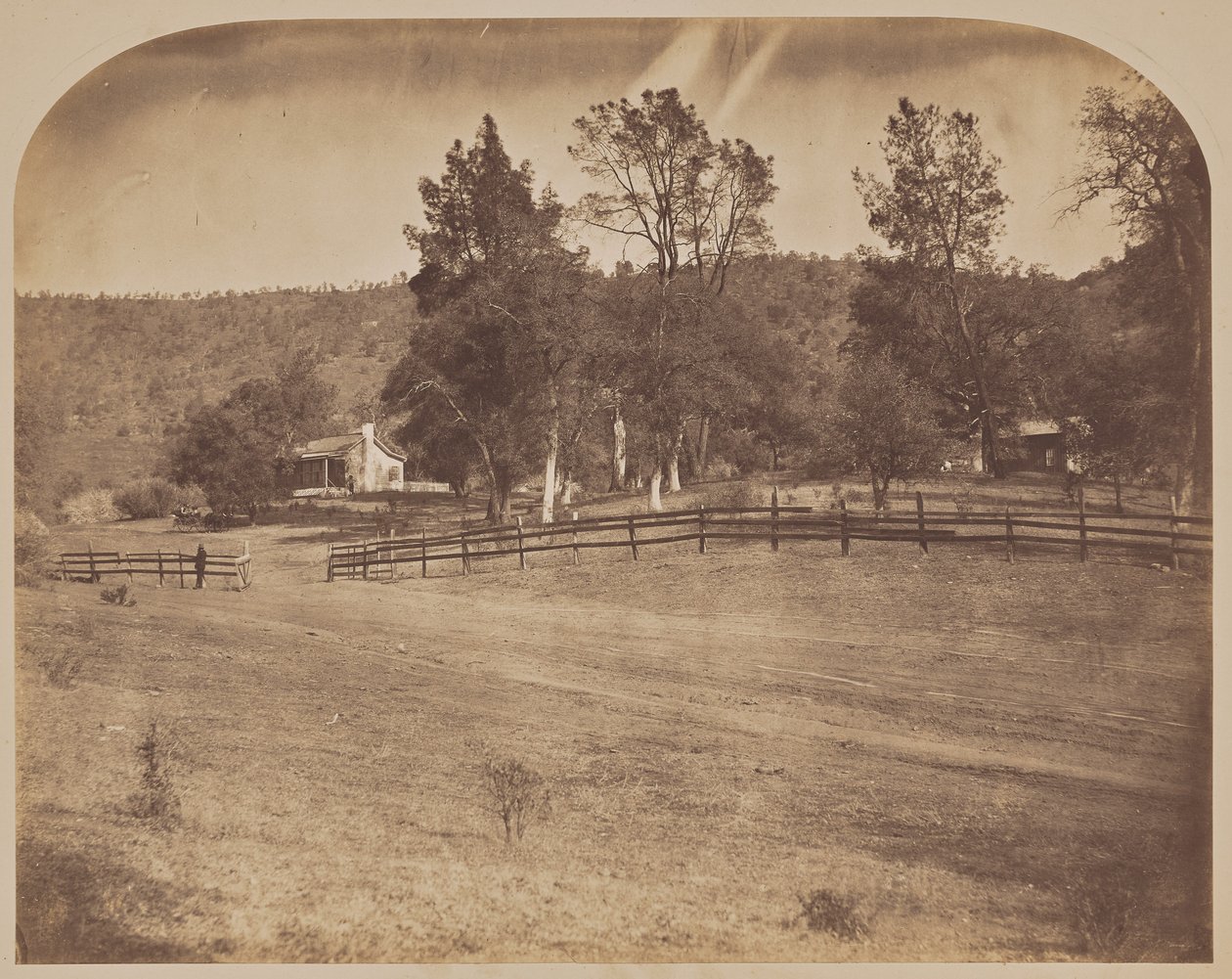 [Woonhuis van J. C. Fremont - Bear Valley] door Carleton Watkins