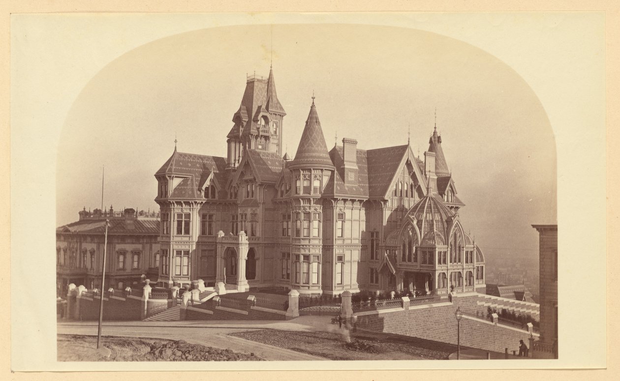 [Woning van mevrouw Hopkins, San Francisco] door Carleton Watkins