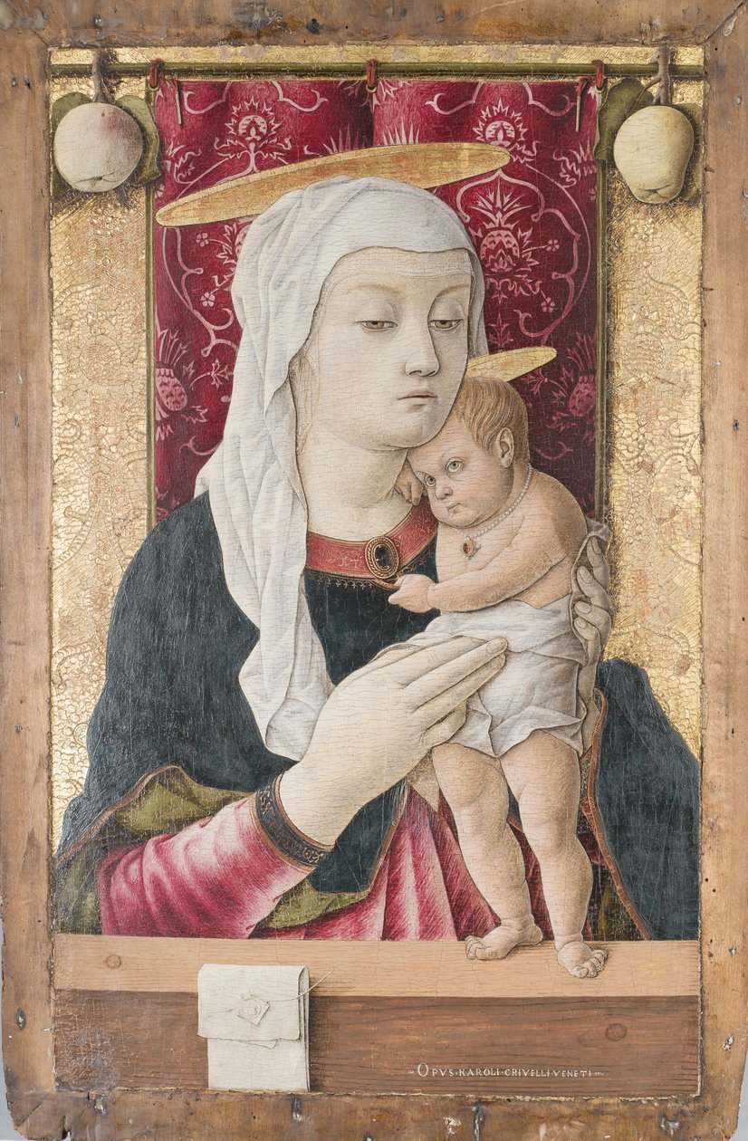 Madonna en kind, c.1468 door Carlo Crivelli