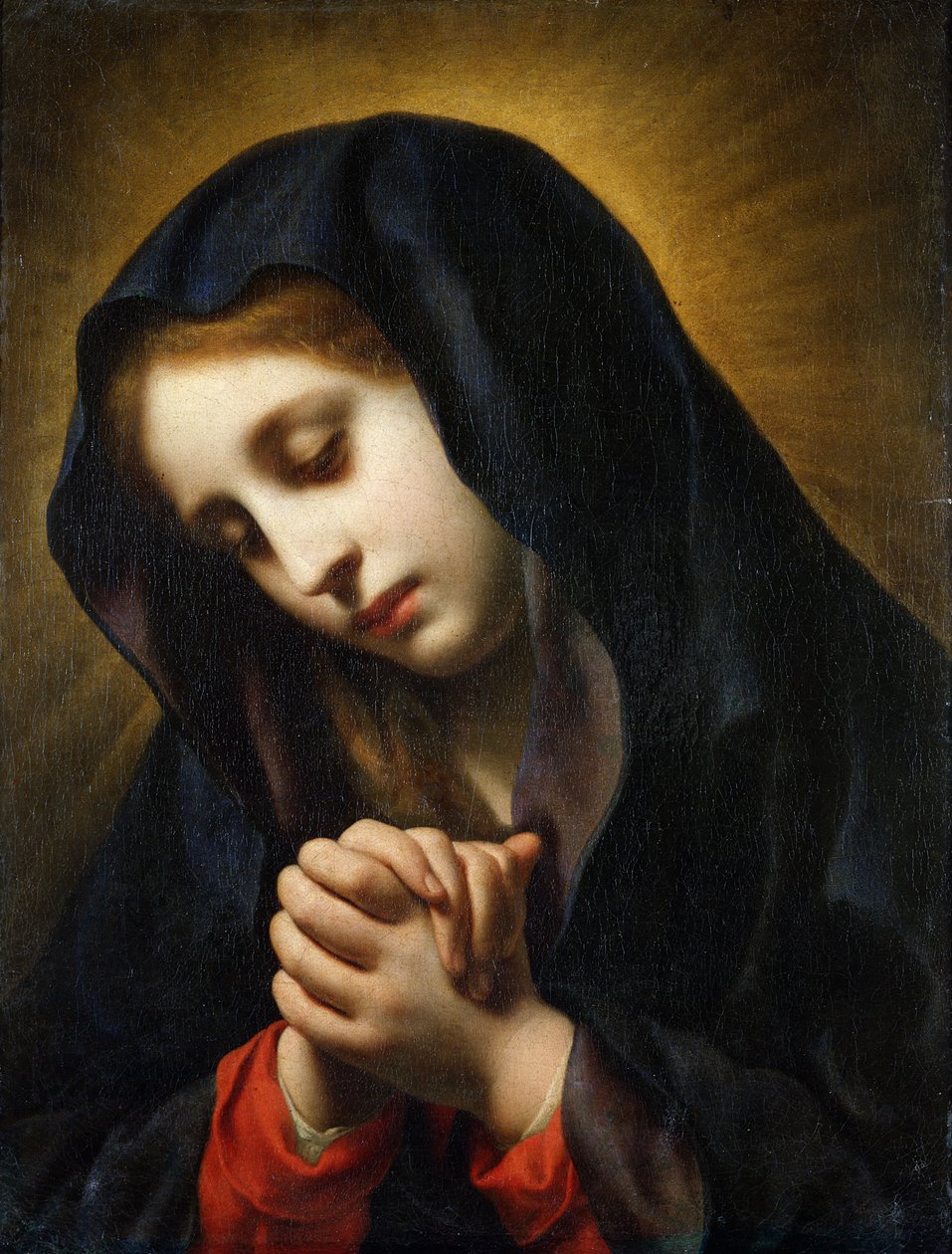 De Maagd van de Aankondiging, c.1653-55 door Carlo Dolci