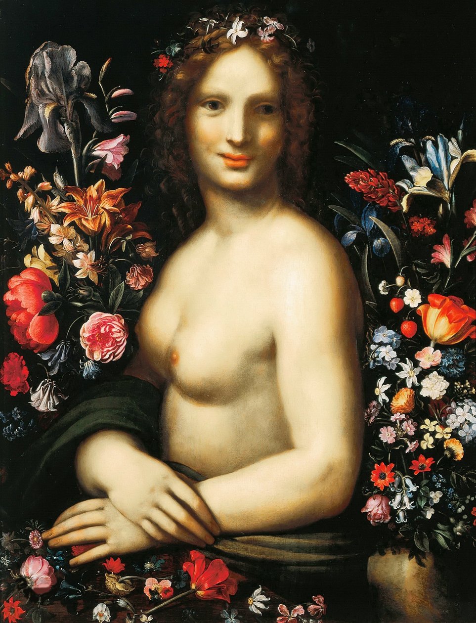 Flora La Nuda, ca. 1600 door Carlo Antonio Procaccini