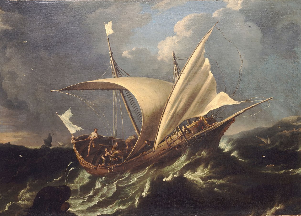Jona en de walvis, midden 17e eeuw door Carlo Antonio Tavella