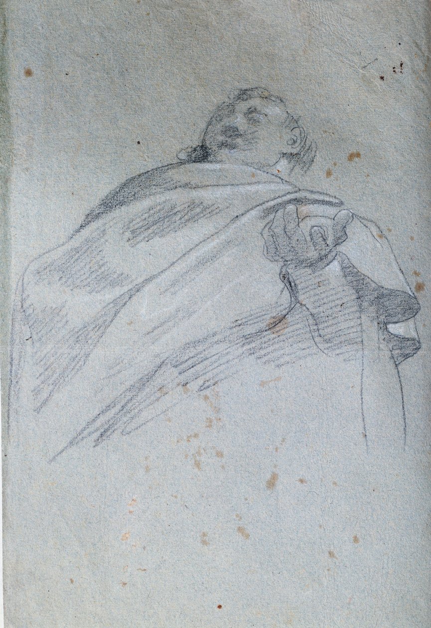 Buste van een man in gewaad door Carlo Bononi