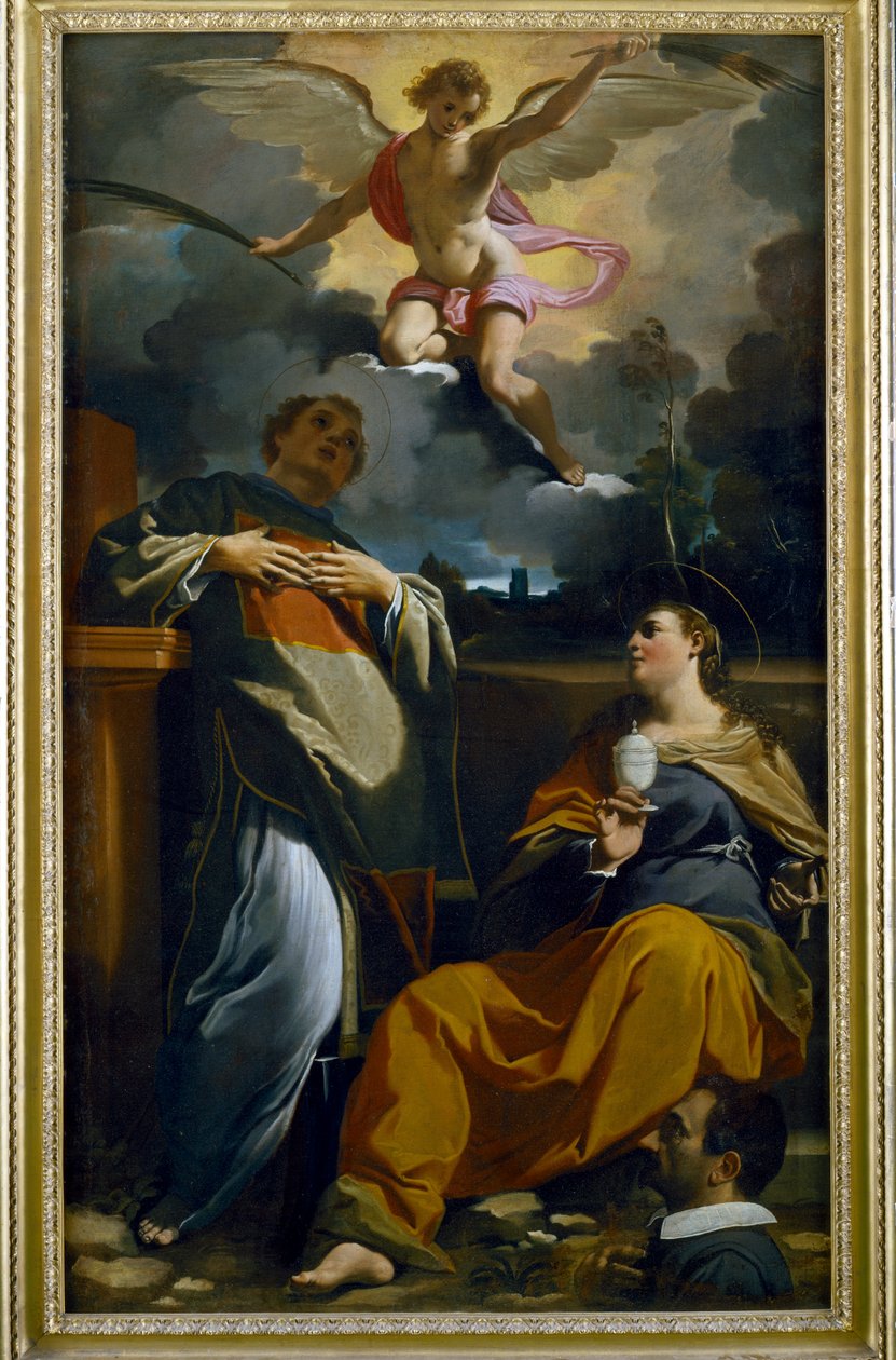 St Etienne, ca. 1589-1632 door Carlo Bononi