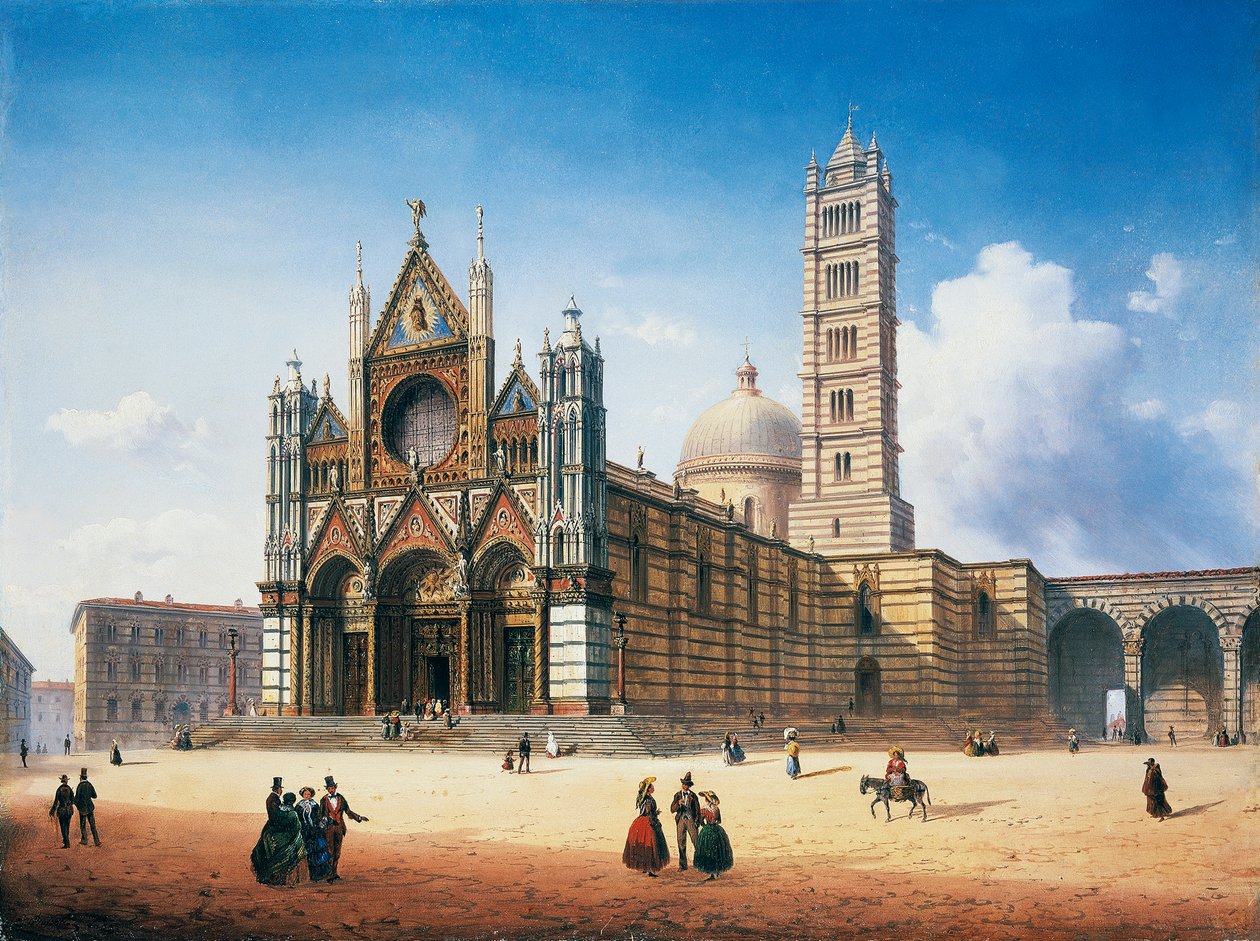 Kathedraal van Siena door Carlo Bossoli