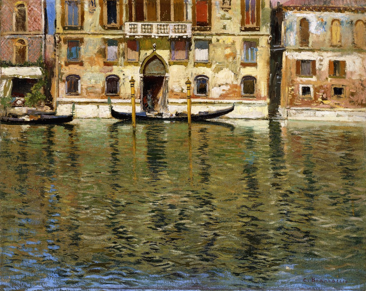 Het Grote Kanaal, Venetië door Carlo Brancaccio