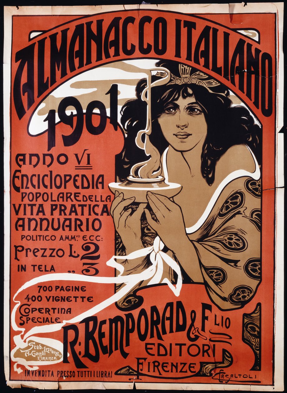 Almanacco Italiano, 1901 door Carlo Casaltoli