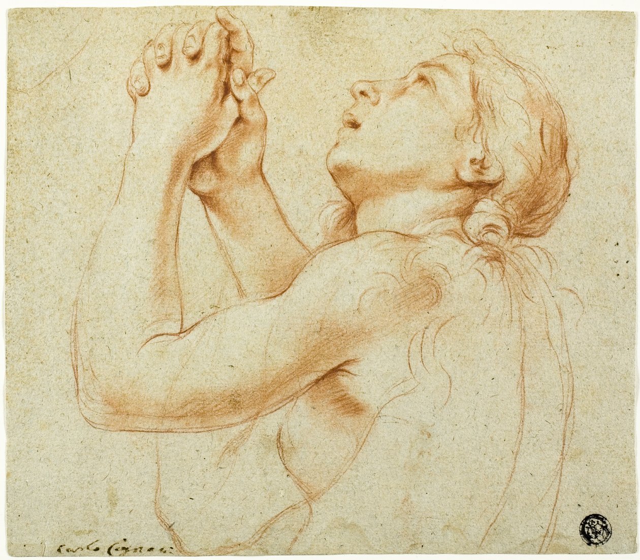 Biddende Magdalena door Carlo Cignani