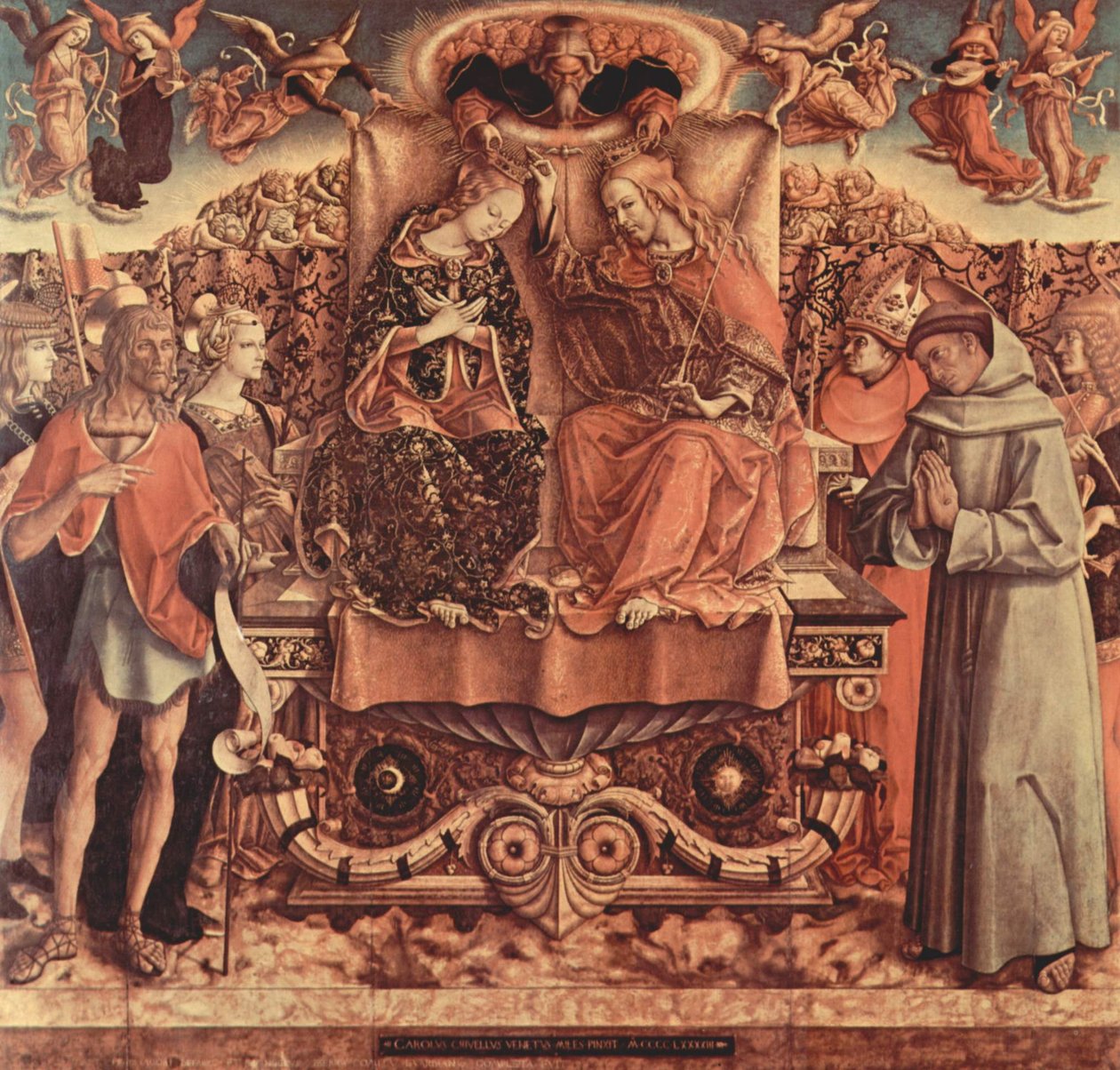 Kroning van de Maagd door Carlo Crivelli