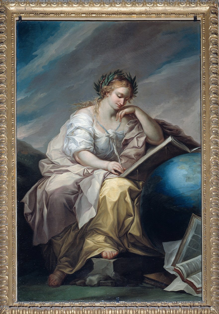 Allegorie van de dertien waarden van de republiek: het verhaal (Schilderij, na 1783) door Carlo Giuseppe Ratti