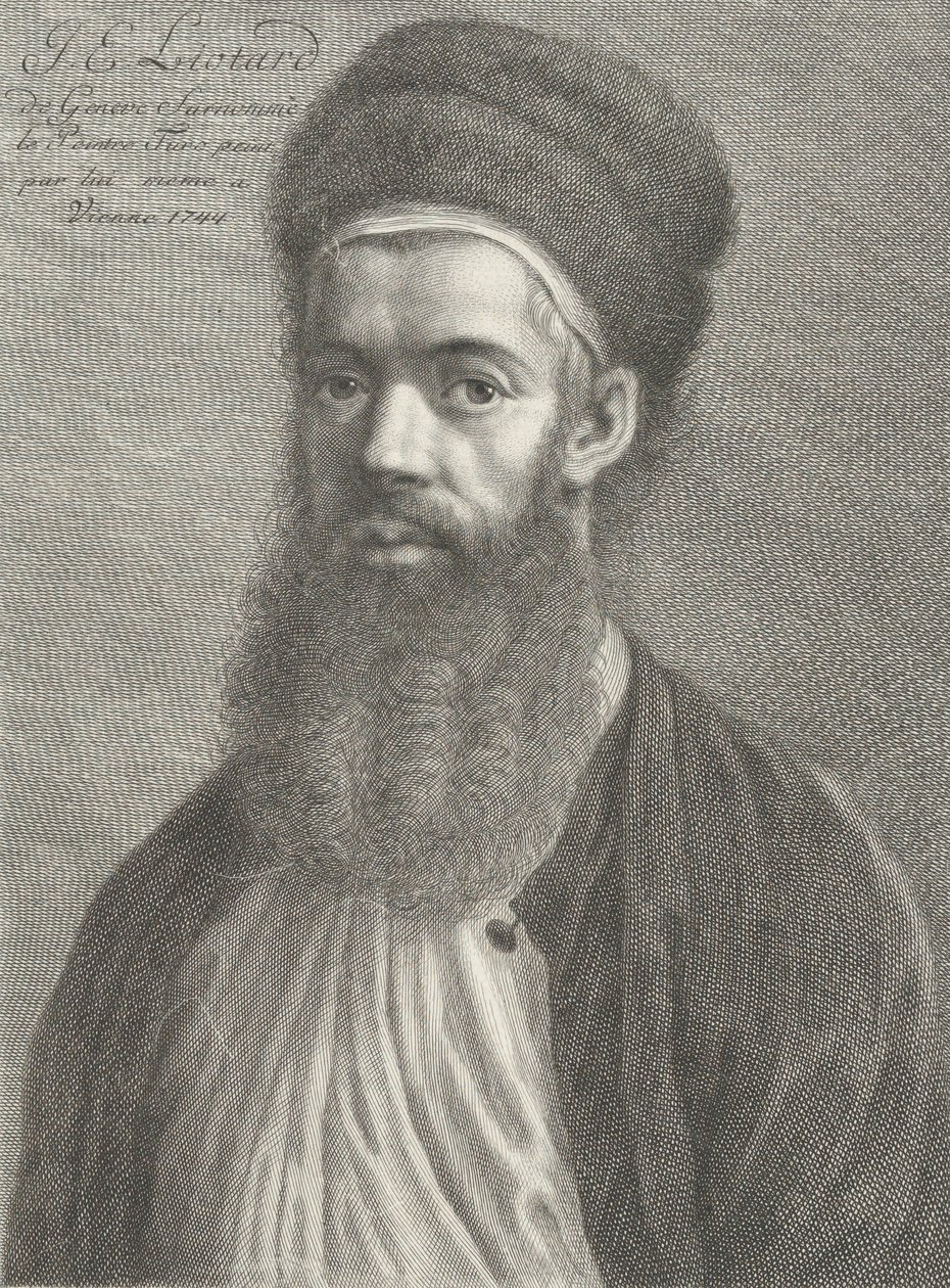 Zelfportret in een Turks Kostuum, 18e eeuw door Carlo Gregori