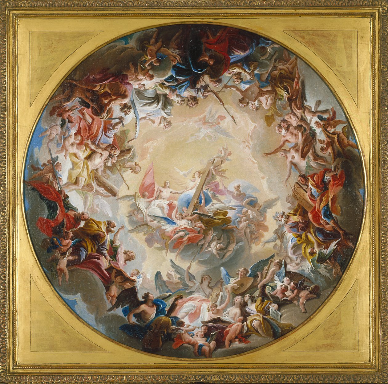 Verheerlijking van het kruis door Carlo Innocenzo Carlone